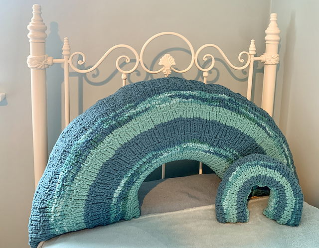 Giant Rainbow Bed Pillow