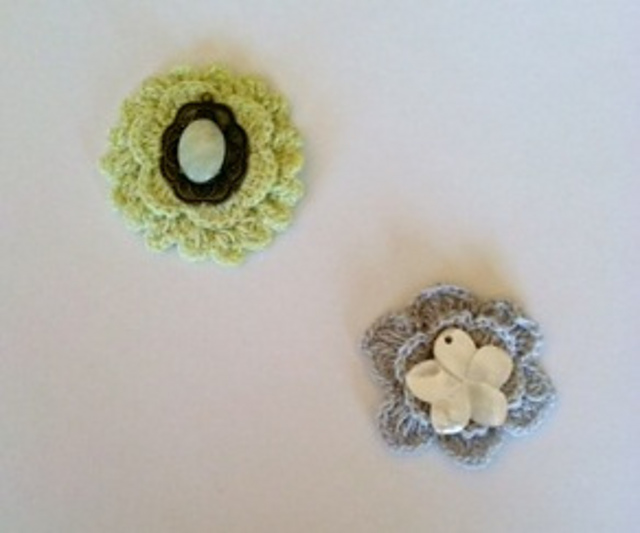 Flower Brooch Pendant