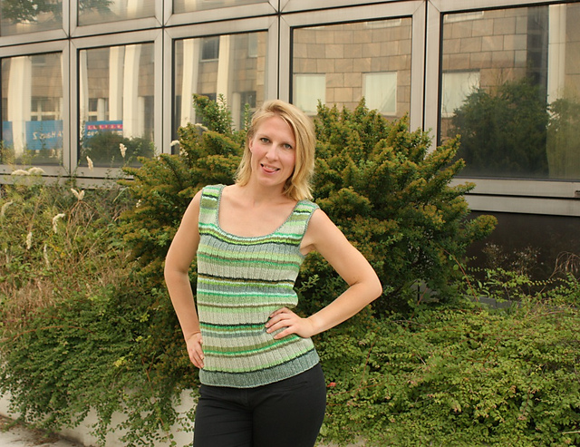 Green Rib Top