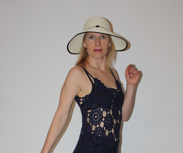 Ravelry Blue Slip Dress pattern by Craftrebella