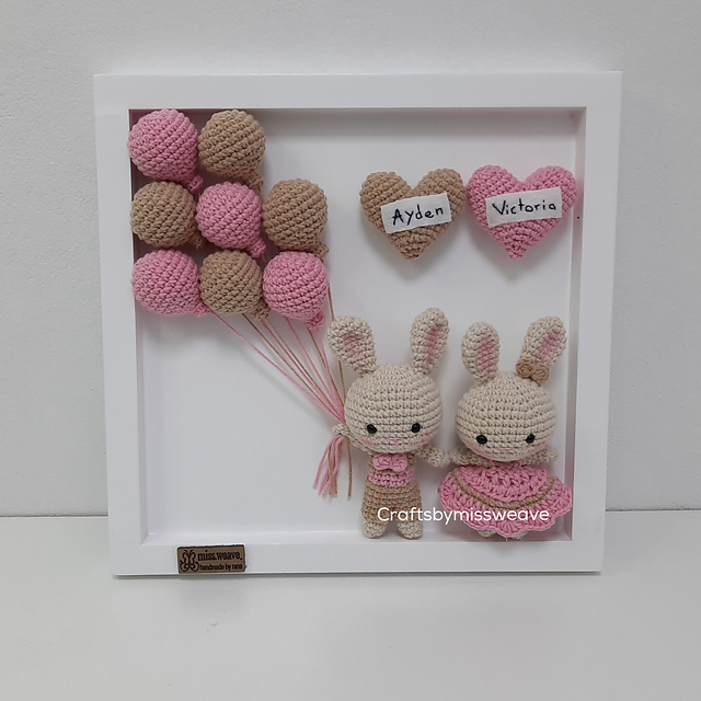 bunny in frame