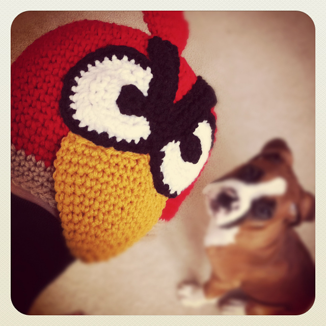 Angry Bird Cardinal Hat