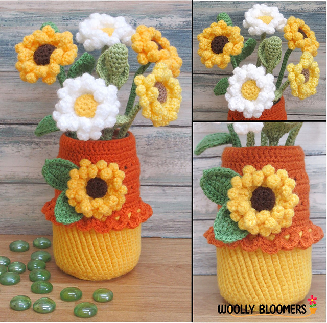 Ravelry: Vase and Flowers pattern by Andy Walker