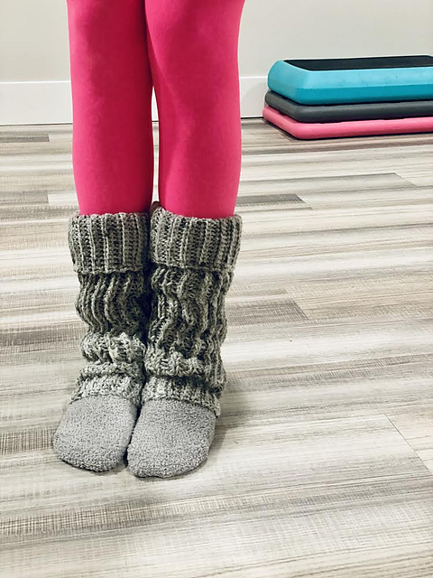 Knot Knit Leg Warmers