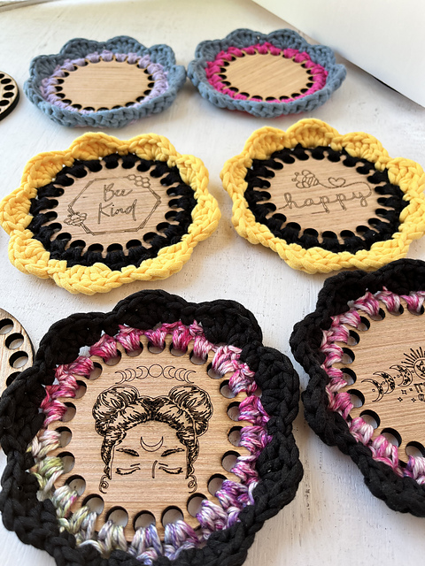 Bama Flower Coasters