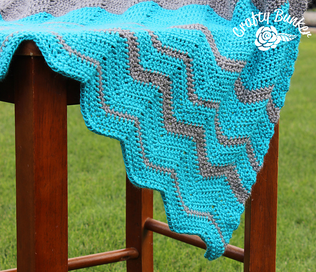 Blanket Patterns Herringbone Half Double Crochet Baby Blanket
