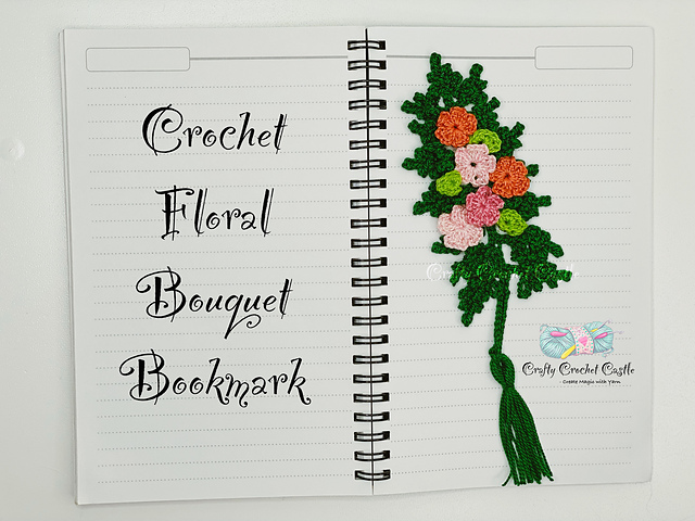 Floral Bouquet Bookmark