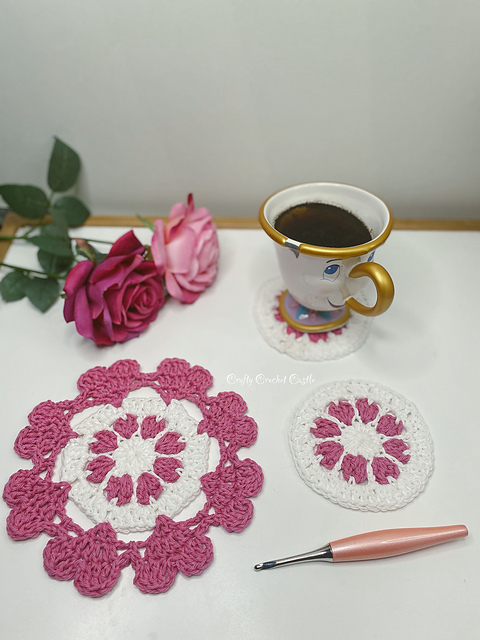 Heart Coaster and Hotpad