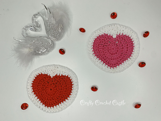 Heart in a Circle Coaster