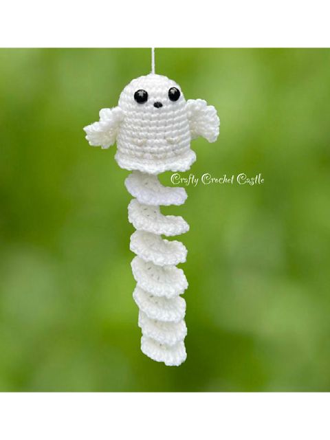 Owl Ghost Wind Spinner