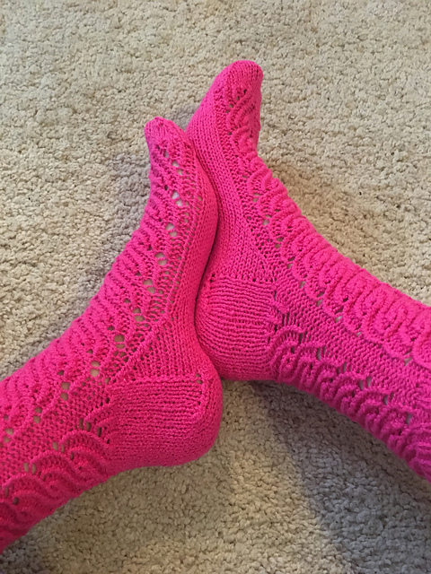 Russian Lace Socks MKAL 2021