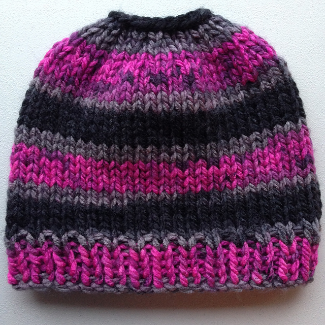 Simple Bulky Messy Bun / Pony Tail Beanie