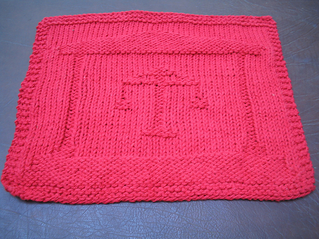 Scales of Justice Dishcloth