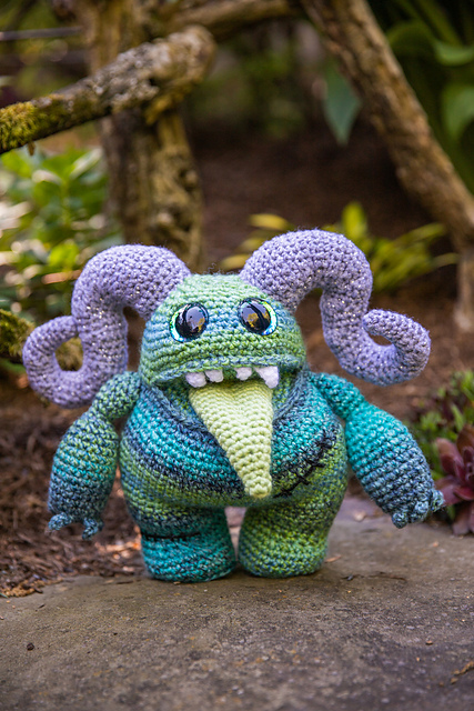 Egg Shape Monster Body with Open Mouth and Legs