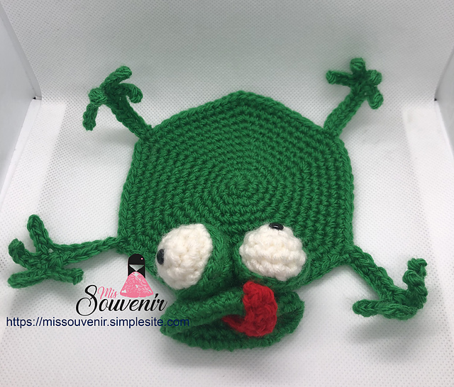 Posa Tazas Crochet Ranita