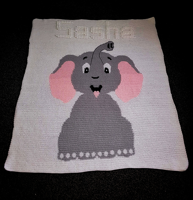 Baby Elephant Blanket