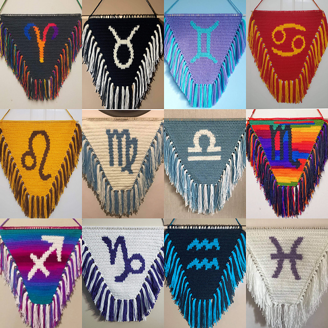 Zodiac Wall Hangings