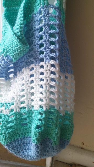 Oceanfront Mesh Market Bag