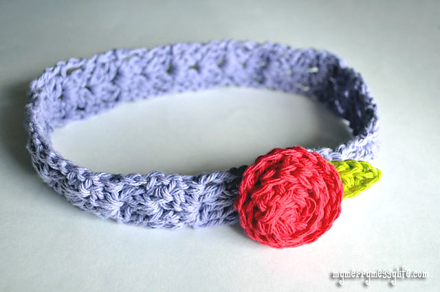 Cluster V-Stitch Headband