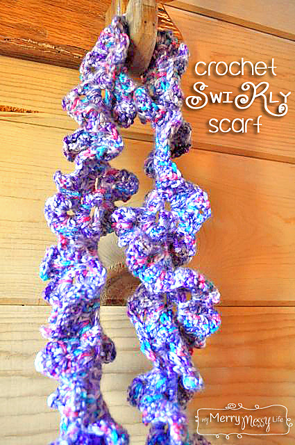 Crochet Swirly Girly Scarf