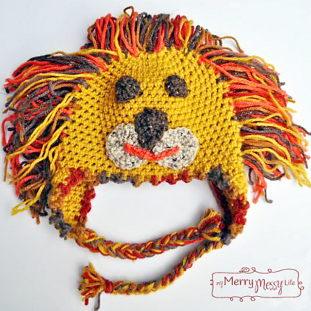 Crochet Lion Beanie