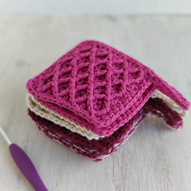 Diamond Textured Face Scrubbies