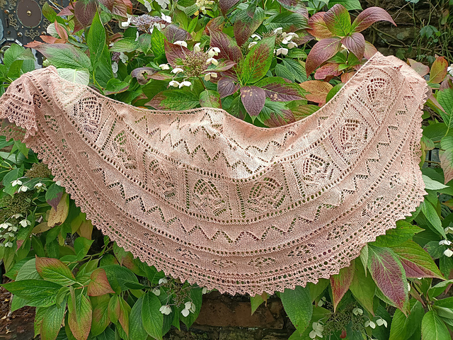 NADINE LOOSE SHAWL (NO INNER) - MAUVE GLOW