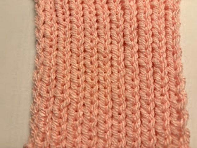 Ribbed scarf