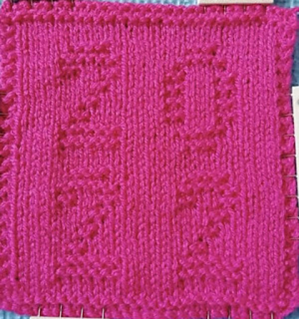 2022 knitted square
