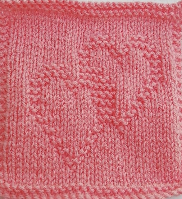 Entwinned hearts square