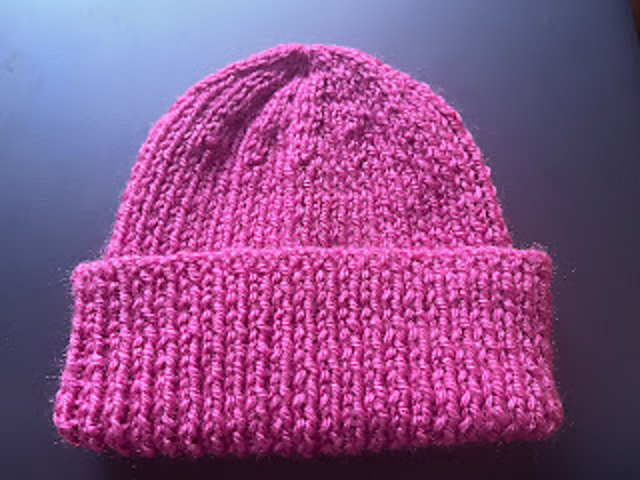 Toddlers ribbed hat