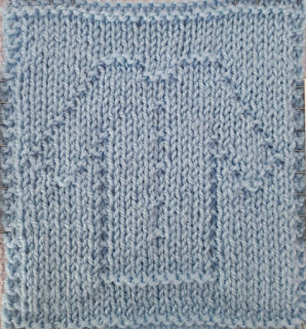 Baby cardigan square