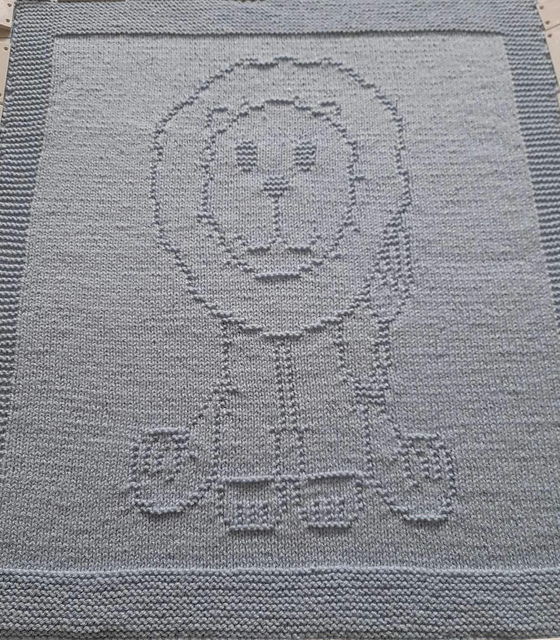 Leon the lion blanket