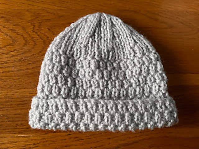 mixed rib newborn hat