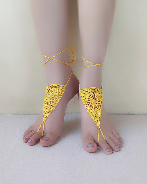 Cluster Barefoot Sandals