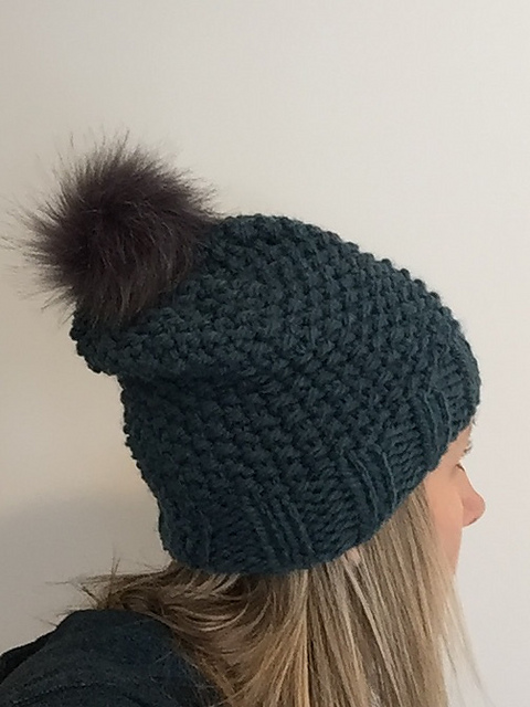 Chunky Moss Stitch Toque