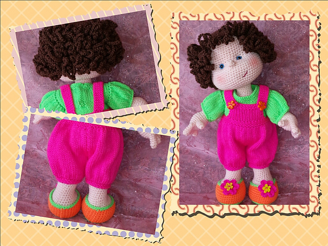 Matilda Dolly - Basic body and KNITTED clothes