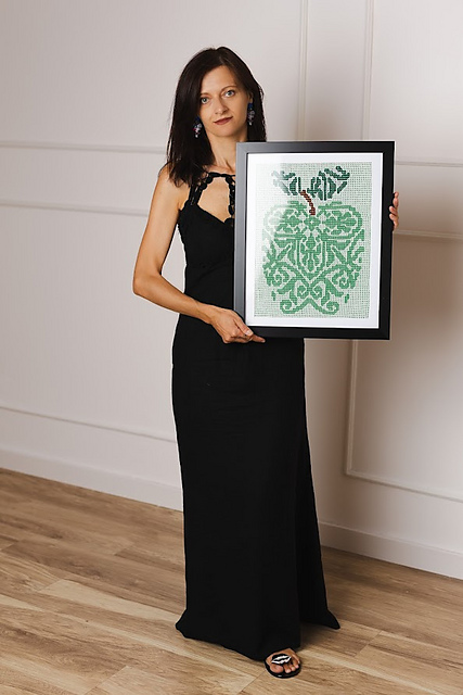 Green Mosaic Apple