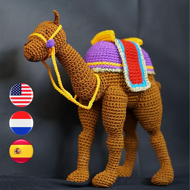 Ravelry Nativity Camel pattern by Sofie Versluys