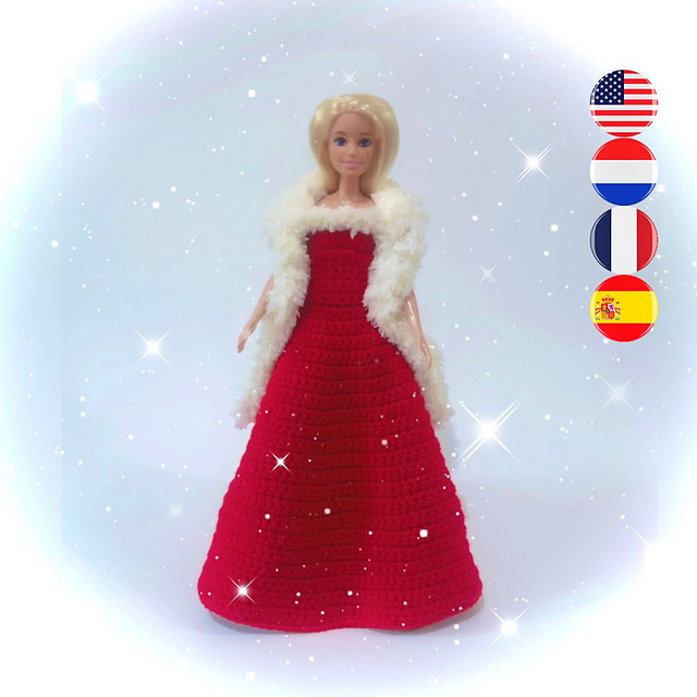 Ravelry: Barbie Christmas Dress 1 pattern by Sofie Versluys