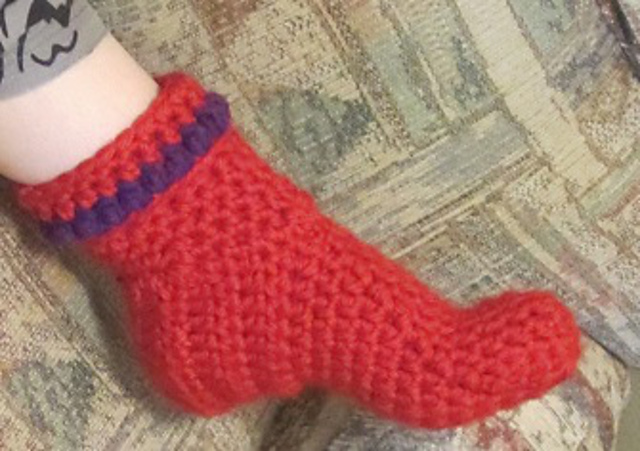 Easily Adjustable Crochet Slipper Boots
