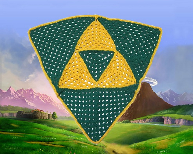 Zelda Link Triforce Lanyard Key Ring ID Badge, Green, Gold Zelda Link Triforce Lanyard Key Ring ID Badge, Green, Gold