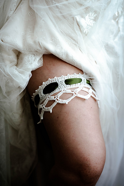 Clover Wedding Garter