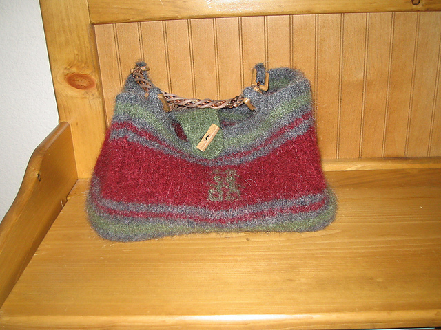 Double Happiness Felted Bag