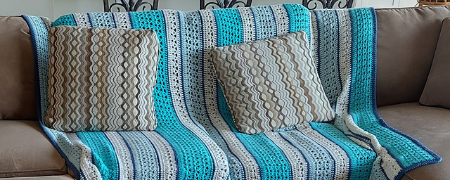 Mom's Beachy Throw