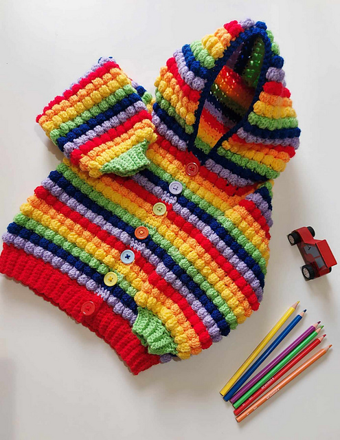 Childs Hooded cardigan / jacket