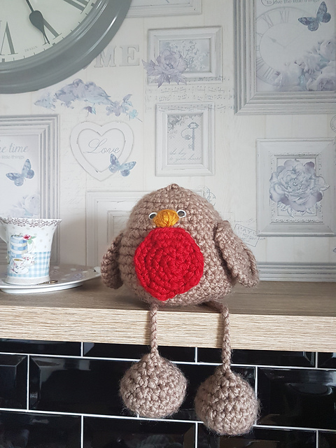 Amigurumi Robin