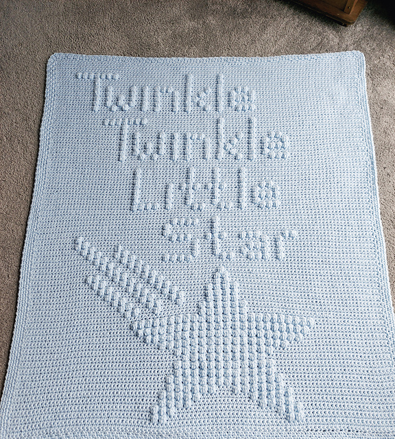 Twinkle Star Bobble Blanket