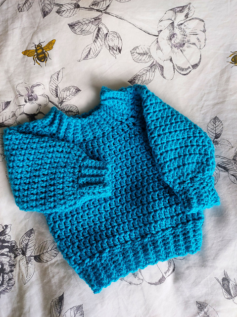 Baby / Childs Top Down No Sew Jumper