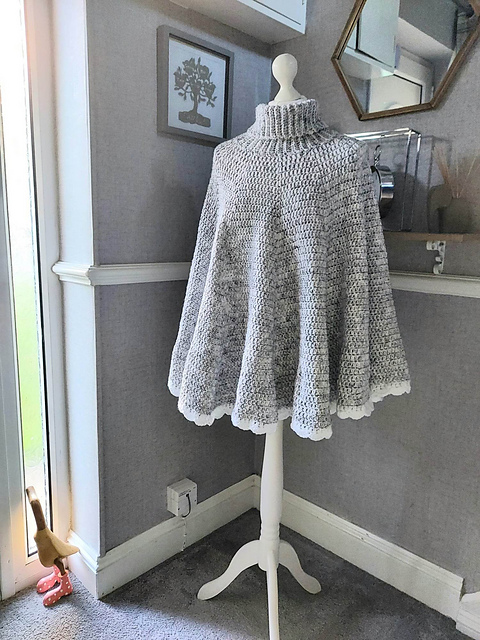 Roll Neck Poncho